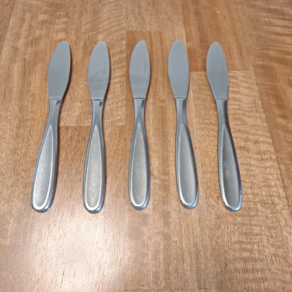5 pcs Retroneu Tivoli Contour Satin 18/10 Stainless 8 1/4